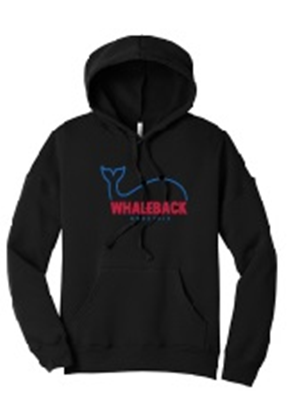 Whaleback Mountain Bella Canvas Sponge Fleece Pullover DTM Hoodie (Unisex)